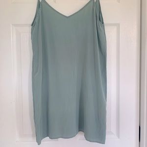 ACACIA Flores 100% silk dress - SKY